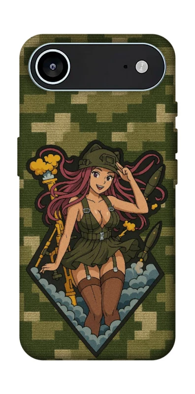 Чохол на Apple iPhone 17 Air (6.5") Military Waifu фото 1 з 1
