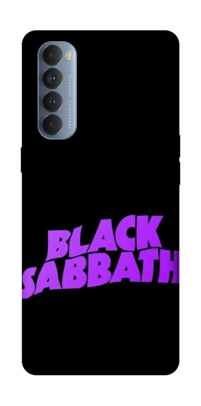 Чехол на Oppo Reno 4 Pro Black Sabbath logo ver.1 фото 1 из 1