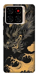 Чохол на ZTE Blade A56 gold dragon фото 1 з 1