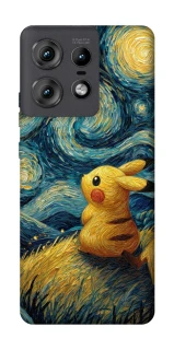 Чохол на Motorola Edge 50 Pro Pikachu and Van Gogh фото 1 з 1