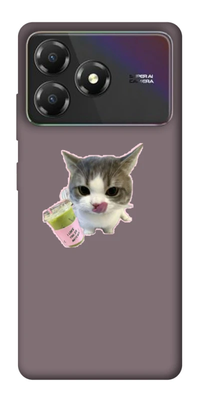 Чохол на ZTE Blade A36 cat matcha фото 1 з 1