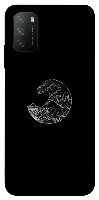 Чохол на Xiaomi Poco M3 Black tsunami фото 1 з 1