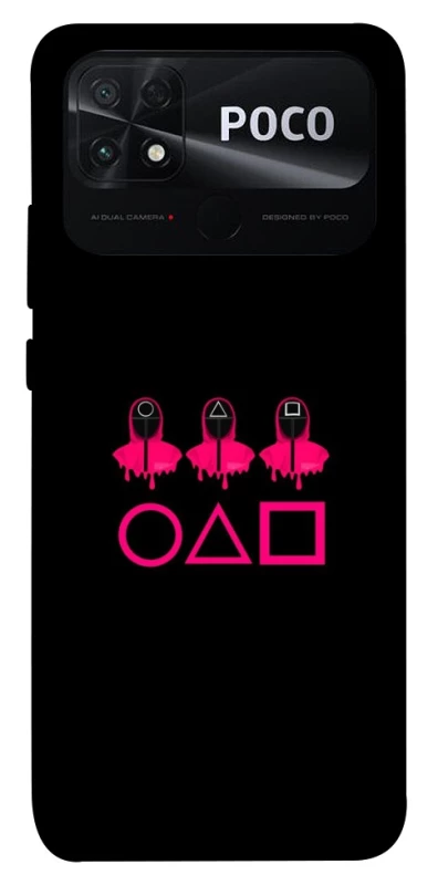 Чохол на Xiaomi Poco C40 squid game v3 фото 1 з 1