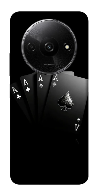 Чехол на Xiaomi Redmi A3 Black Cards фото 1 из 1