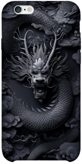 Чехол на Apple iPhone 6/6s plus (5.5") black dragon фото 1 из 1
