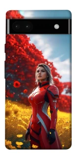 Чохол на Google Pixel 6a Cyber space girl ver.5 фото 1 з 1