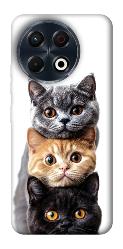 Чохол на TECNO Spark 30 Pro (KL7) Гарні котики фото 1 з 1