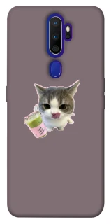 Чохол на Oppo A5 (2020) / Oppo A9 (2020) cat matcha фото 1 з 1