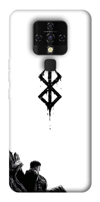 Чехол на TECNO Camon 16 SE berserk white фото 1 из 1