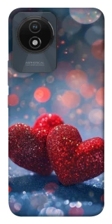 Чохол на Vivo Y02 Red hearts фото 1 з 1