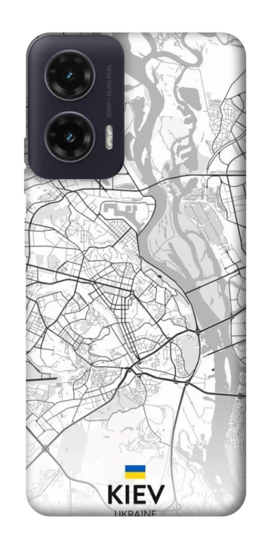 Чохол на Motorola Moto G35 Kiev white map фото 1 з 1