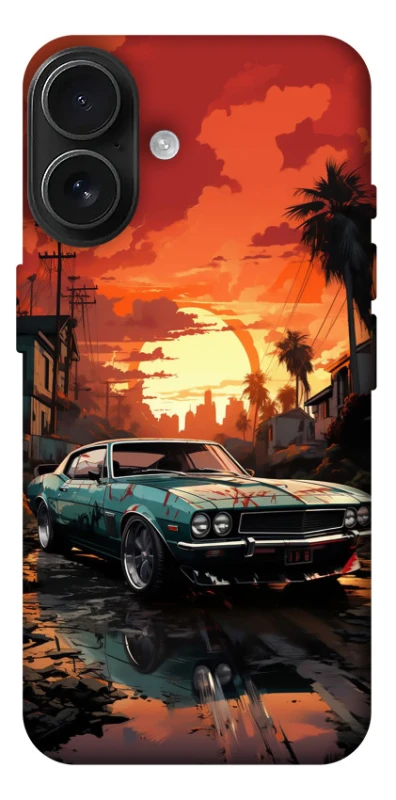 Чехол на Apple iPhone 17 (6.3") Car at sunset фото 1 из 1