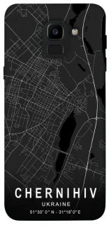 Чохол на Samsung J600F Galaxy J6 (2018) Chernihiv map фото 1 з 1
