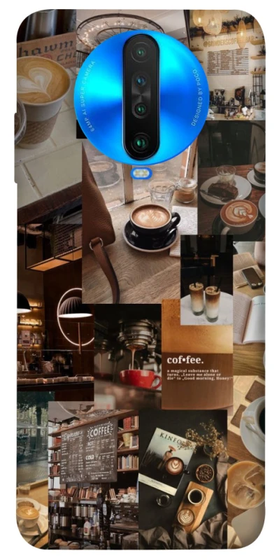 Чехол на Xiaomi Poco X2 Coffee collage ver.2 фото 1 из 1