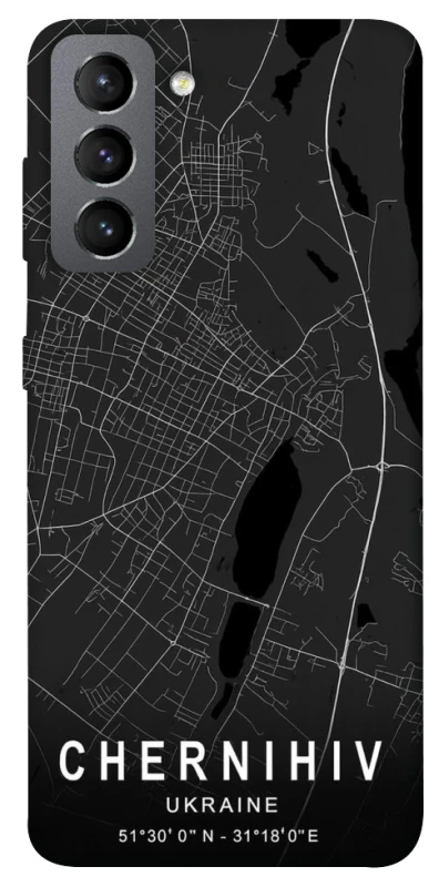 Чохол на Samsung Galaxy S21 FE Chernihiv map фото 1 з 1