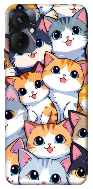 Чехол на TECNO Spark 9 Pro Cute Cat v2 фото 1 из 1