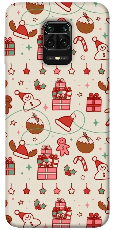 Чохол на Xiaomi Redmi Note 9s / Note 9 Pro / Note 9 Pro Max Новорічний v14 фото 1 з 1
