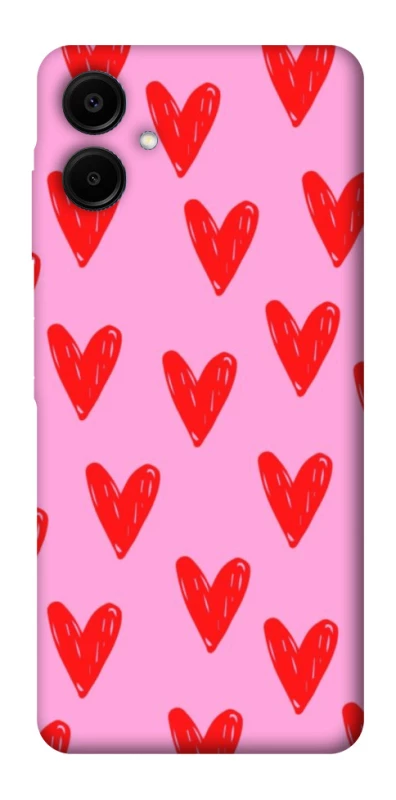 Чохол на Samsung Galaxy A06 Red hearts 2 фото 1 з 1