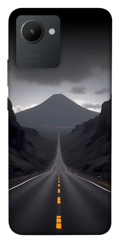 Чехол на Realme C30 Black mountains фото 1 из 1