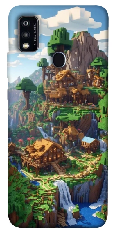 Чохол на ZTE Blade A51 Minecraft universe фото 1 з 1