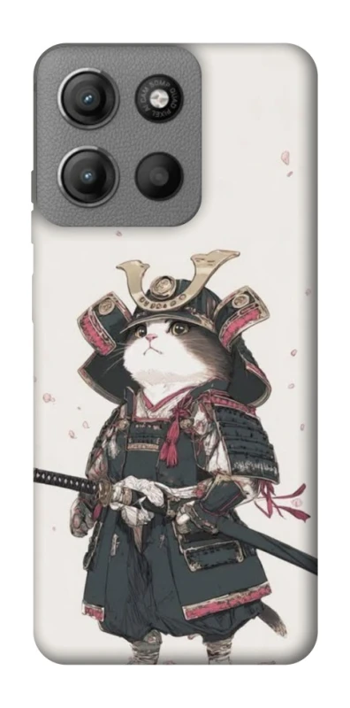 Чохол на Motorola Moto G15 Power Samurai Cat Warrior фото 1 з 1