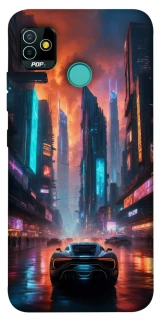 Чехол на TECNO POP 5 Cyber city фото 1 из 1