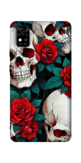 Чохол на ZTE Blade A31 skull and rose фото 1 з 1