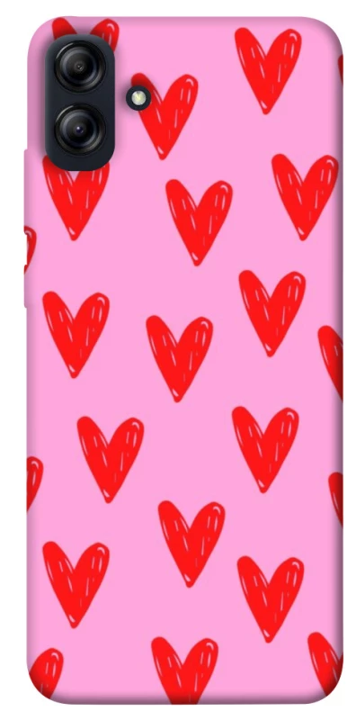 Чохол на Samsung Galaxy A04e Red hearts 2 фото 1 з 1