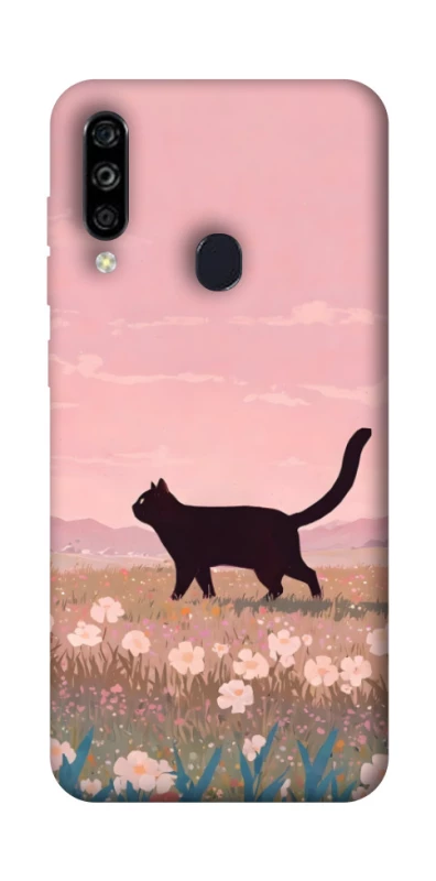Чохол на ZTE Blade A7 (2020) cat on a field фото 1 з 1