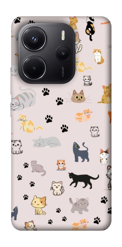 Чохол на Xiaomi Redmi Note 14 4G (Europe version) Cat style ver.1 фото 1 з 1