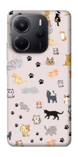 Чехол на Xiaomi Redmi Note 14 4G (Europe version) Cat style ver.1 фото 1 из 1