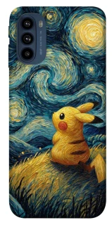 Чохол на Motorola Moto G41 Pikachu and Van Gogh фото 1 з 1