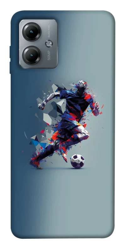 Чохол на Motorola Moto G14 Футболист фото 1 з 1