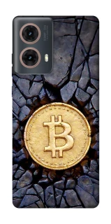 Чохол на Motorola Moto G85 Bitcoin cracks фото 1 з 1