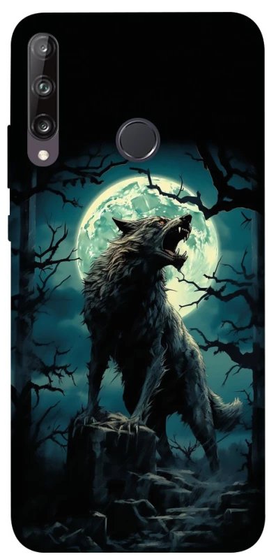 Чохол на Huawei P40 Lite E Вовк під місяцем фото 1 з 1