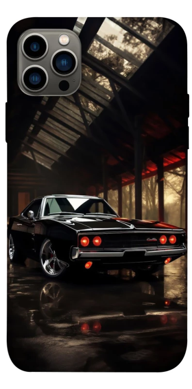 Чохол на Apple iPhone 12 Pro (6.1") Black classic car фото 1 з 1