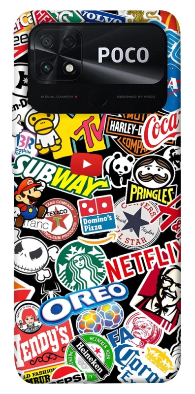 Чехол на Xiaomi Poco C40 brands фото 1 из 1