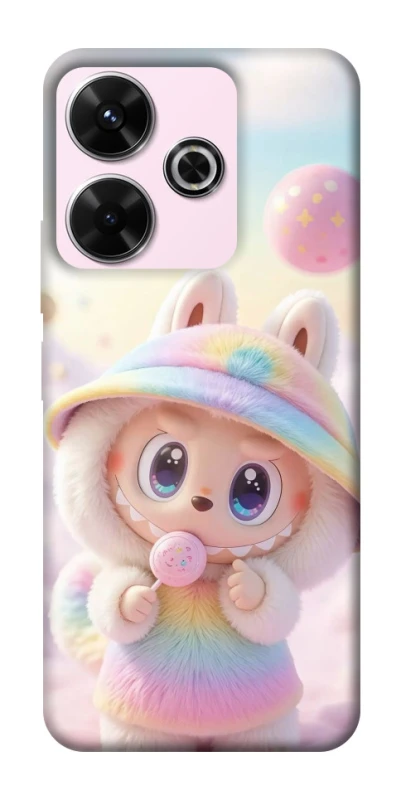 Чохол на Xiaomi Poco M6 4G Candy Labubu фото 1 з 1