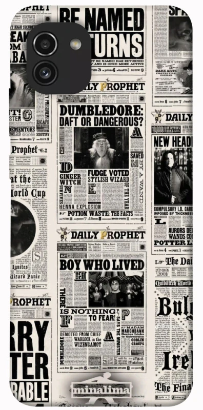 Чохол на Samsung Galaxy A03 Harry Potter newspaper фото 1 з 1