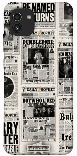 Чохол на Samsung Galaxy A03 Harry Potter newspaper фото 1 з 1