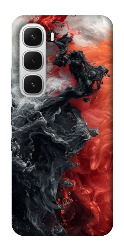 Чохол на Infinix Hot 60i Black and Red фото 1 з 1