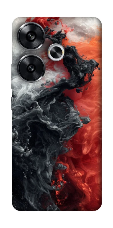 Чохол на Xiaomi Poco F6 Black and Red фото 1 з 1