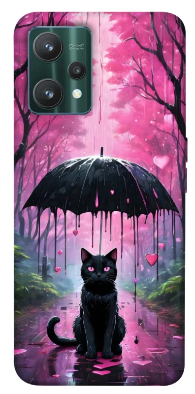 Чехол на Realme 9 Pro Black cat фото 1 из 1