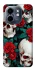 Чохол на Infinix Smart 9 4G / Hot 50i skull and rose фото 1 з 1