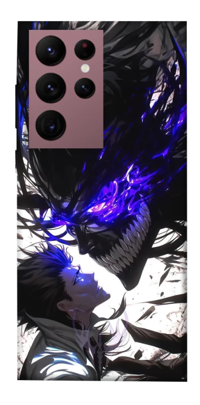 Чохол на Samsung Galaxy S22 Ultra Black soul anime фото 1 з 1