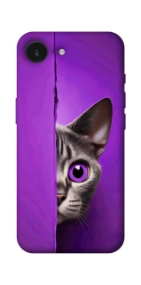 Чехол на Apple iPhone 17e (6.1") Кот-подглядыватель фото 1 из 1