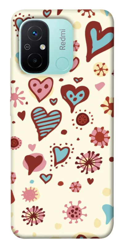 Чехол на Xiaomi Redmi 12C / Poco C55 Pretty hearts фото 1 из 1