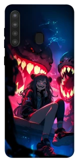Чехол на Samsung Galaxy A21 Anime girl фото 1 из 1