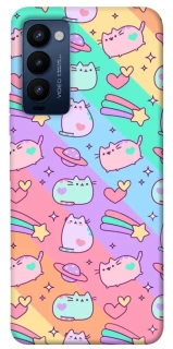 Чехол на TECNO Camon 18 Cat Cute фото 1 из 1