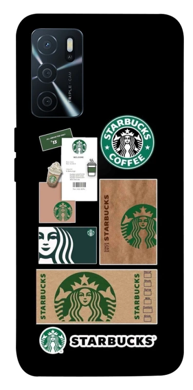 Чехол на Oppo A16s / A16 Starbucks coffee фото 1 из 1